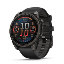 Buy Garmin,Garmin fenix 8 AMOLED 47mm, Carbon Grey DLC Titanium Case, Black Pebble Grey Silicone Strap - Gadcet UK | UK | London | Scotland | Wales| Near Me | Cheap | Pay In 3 | Smart Watches