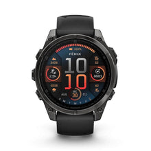 Buy Garmin,Garmin fenix 8 AMOLED 47mm, Carbon Grey DLC Titanium Case, Black Pebble Grey Silicone Strap - Gadcet UK | UK | London | Scotland | Wales| Near Me | Cheap | Pay In 3 | Smart Watches