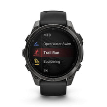 Buy Garmin,Garmin fenix 8 AMOLED 47mm, Carbon Grey DLC Titanium Case, Black Pebble Grey Silicone Strap - Gadcet UK | UK | London | Scotland | Wales| Near Me | Cheap | Pay In 3 | Smart Watches