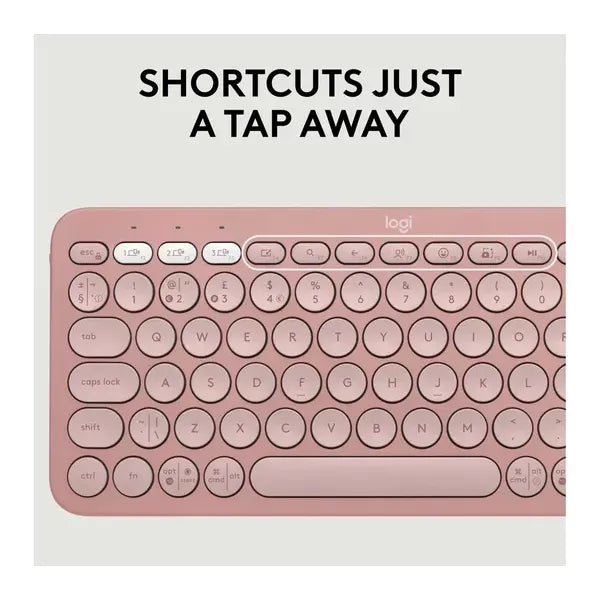 Buy Logitech,Logitech Pebble 2 MK380 Wireless Keyboard & Mouse Set - Rose - Gadcet UK | UK | London | Scotland | Wales| Near Me | Cheap | Pay In 3 | Computer Accessory Sets