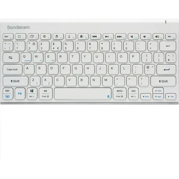 Buy Sandstrom,SANDSTROM SKBWHBT25 Wireless Keyboard - White - Gadcet UK | UK | London | Scotland | Wales| Near Me | Cheap | Pay In 3 | Keyboards
