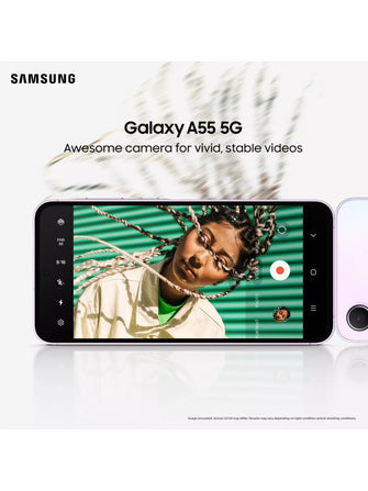 Buy Samsung,Samsung Galaxy A55 5g 128GB, 8GB RAM Dual Sim, Awesome Lilac - Unlocked - International Model - Gadcet UK | UK | London | Scotland | Wales| Near Me | Cheap | Pay In 3 | Mobile Phone