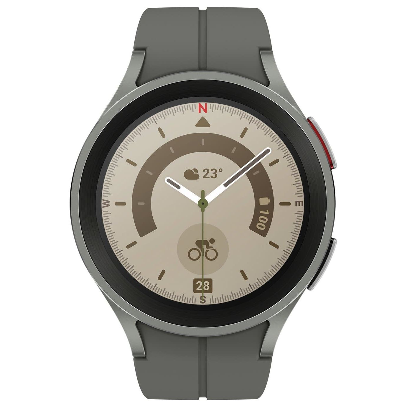 Samsung,Samsung Galaxy Watch5 Pro 45mm 4G LTE Smart Watch, 3 Year Manufacturer Warranty, Grey Titanium (UK Version) - Gadcet.com