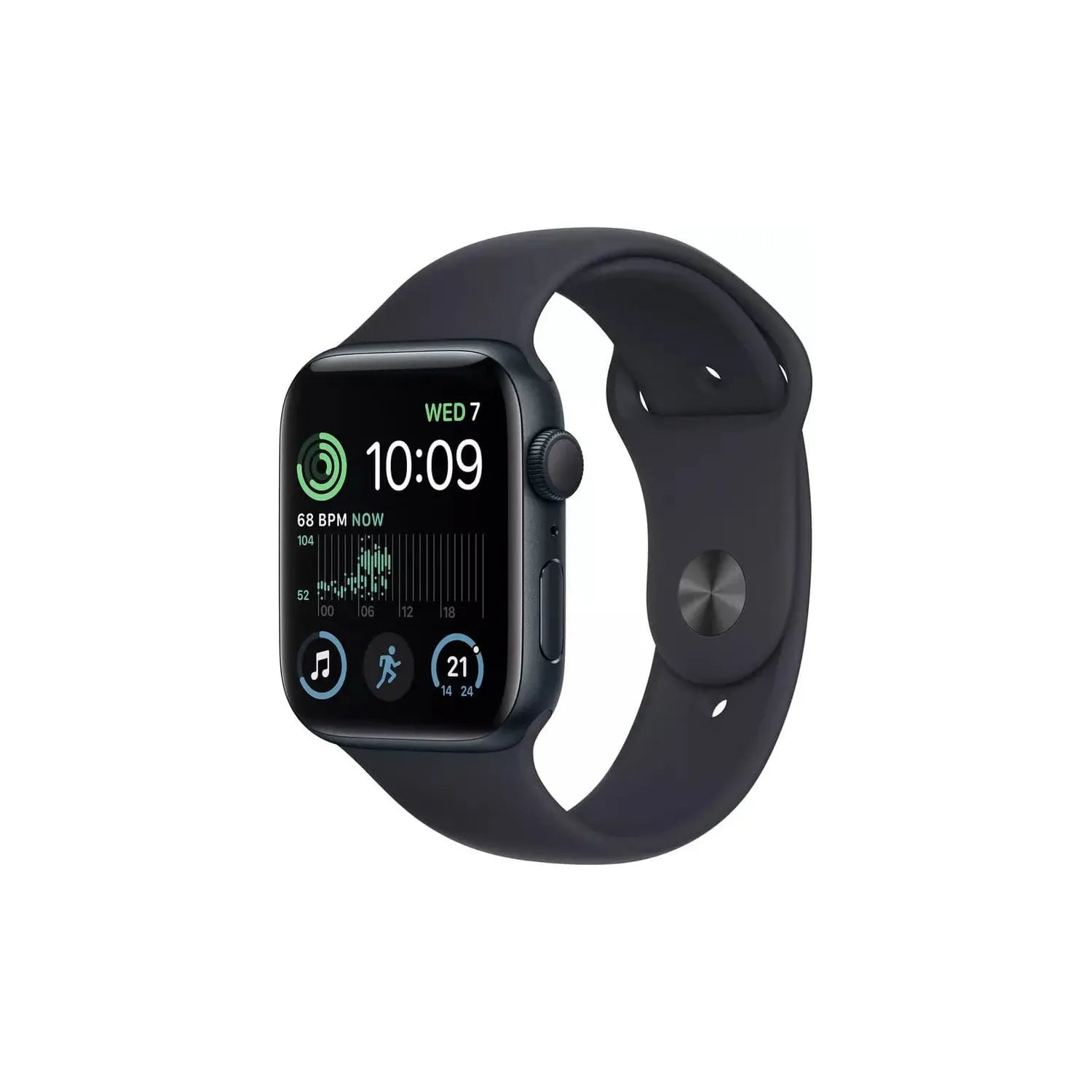 Buy Apple,Apple Watch SE GPS 44mm Alu Case/Midnight Sport Band - Gadcet.com | UK | London | Scotland | Wales| Ireland | Near Me | Cheap | Pay In 3 | smart watch