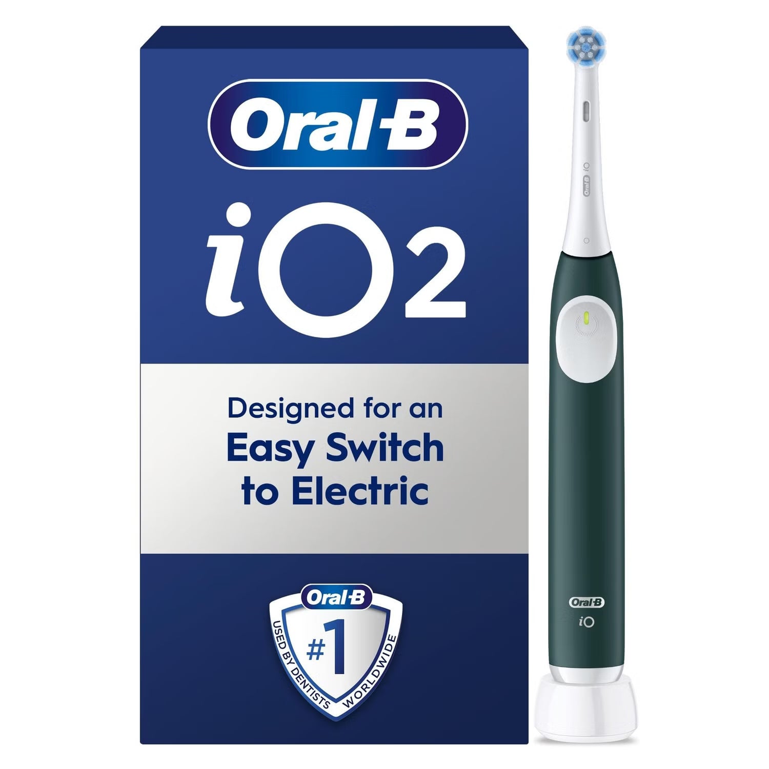 Buy Oral-B,Oral-B iO2 Series Electric Toothbrush – Forest Green - Gadcet UK | UK | London | Scotland | Wales| Near Me | Cheap | Pay In 3 | Electric Toothbrushes
