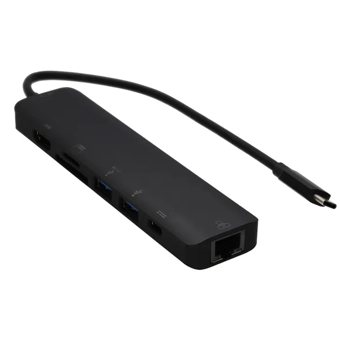 Buy NEWLINK,NEWlink 7-Port USB Type-C Hub Adapter Docking Station with Gigabit LAN - Gadcet UK | UK | London | Scotland | Wales| Near Me | Cheap | Pay In 3 | USB & FireWire Hubs