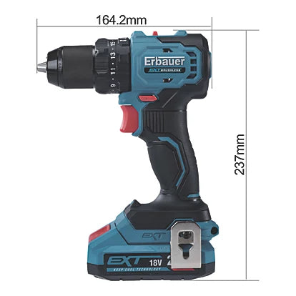 Buy Erbauer,Erbauer ECCD18-Li 18V Brushless Combi Drill – High-Performance Cordless Hammer Drill with 2.0Ah EXT Battery & Charger - Gadcet UK | UK | London | Scotland | Wales| Near Me | Cheap | Pay In 3 | Hammer Drills