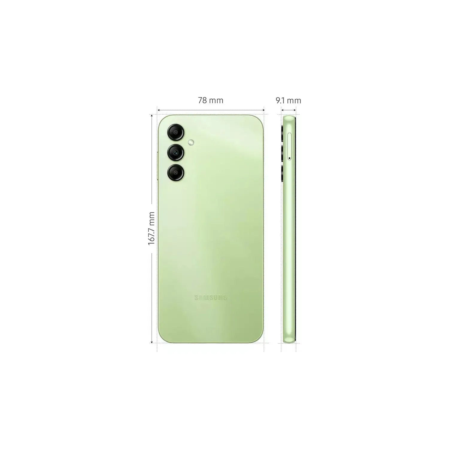 Samsung,Samsung Galaxy A14 5G 4GB RAM 64GB Storage Dual Sim - Light Green - Unlocked - International Model - Gadcet.com
