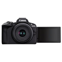 Canon EOS R50 Mirrorless Camera – 24.2MP with RF-S 18-45mm F4.5-6.3 & 55-210mm F5-7.1 IS STM Lenses