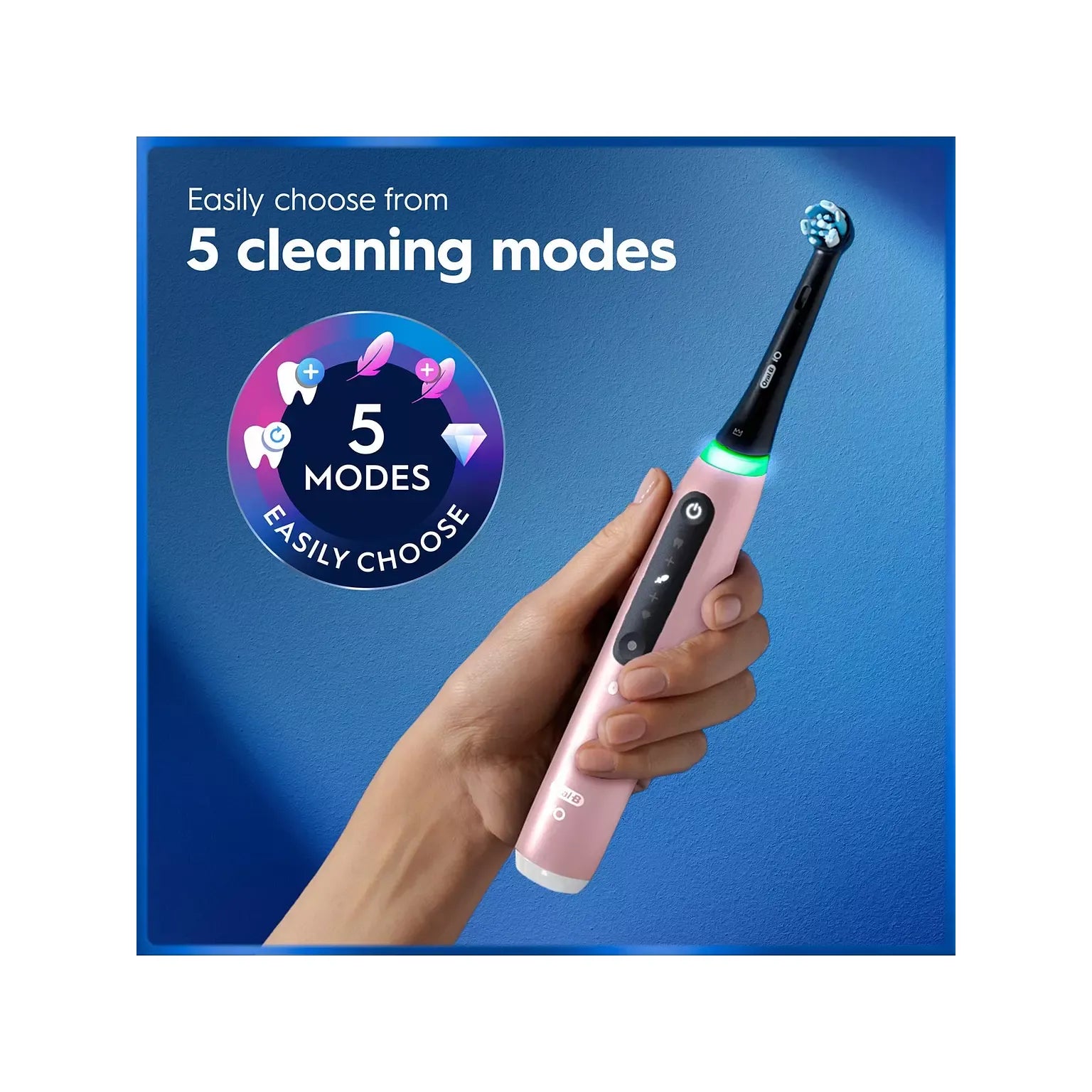Buy Oral-B,Oral-B iO5 Blush Pink Electric Toothbrush - Gadcet UK | UK | London | Scotland | Wales| Near Me | Cheap | Pay In 3 | Electric Toothbrushes