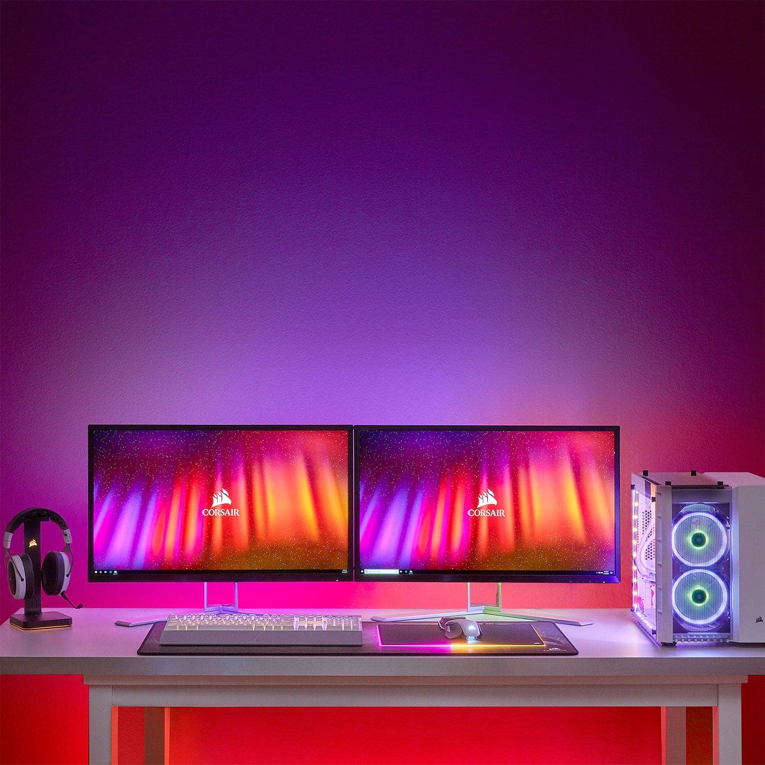 Corsair,Corsair iCUE LS100 Smart Lighting Starter Kit - Gadcet.com
