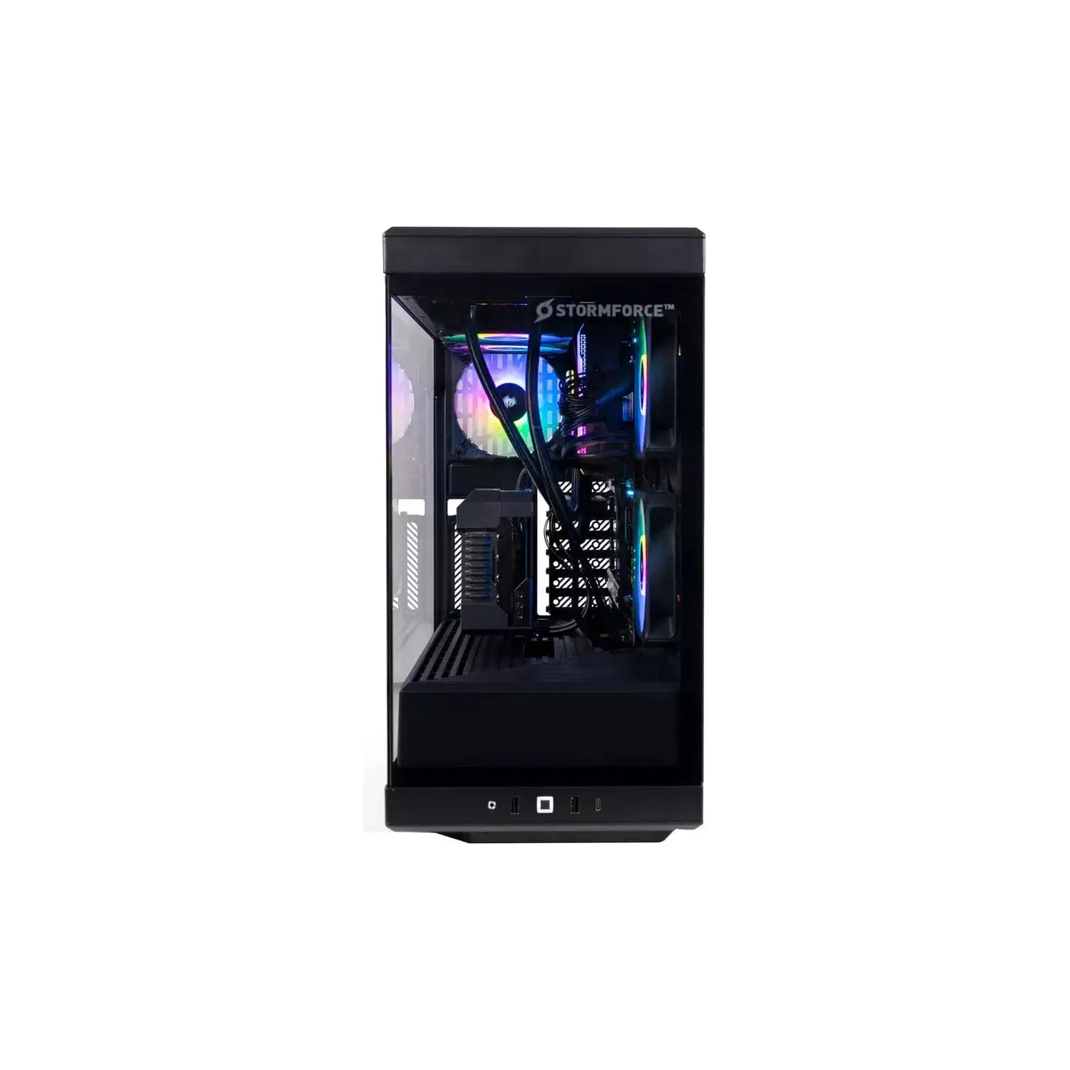 Buy Stormforce,Stormforce Crystal Gaming Desktop - RTX 4070, Intel Core i5, 16GB RAM, 1TB SSD Black - Gadcet UK | UK | London | Scotland | Wales| Near Me | Cheap | Pay In 3 | Computer Components