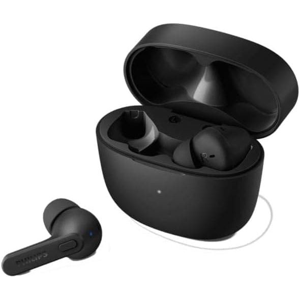 Buy Philips,PHILIPS TAT2206BK/00 Earbuds - Bluetooth, Splash & Sweat Resistant, Up to 18 Hrs Playtime, Built-in Mic, Soft Silicone Tips in 3 Sizes, Classic Comfort Design, Black - Gadcet UK | UK | London | Scotland | Wales| Near Me | Cheap | Pay In 3 | Headphones & Headsets