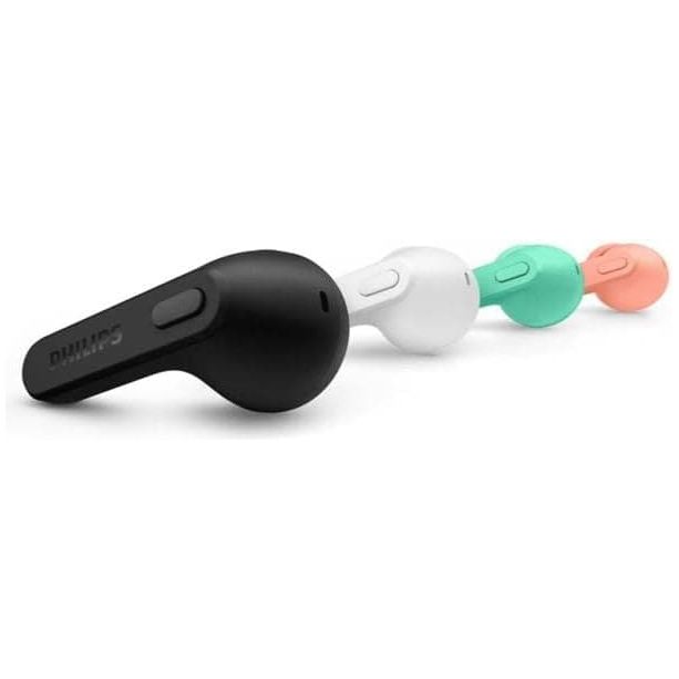 Buy Philips,PHILIPS TAT2206BK/00 Earbuds - Bluetooth, Splash & Sweat Resistant, Up to 18 Hrs Playtime, Built-in Mic, Soft Silicone Tips in 3 Sizes, Classic Comfort Design, Black - Gadcet UK | UK | London | Scotland | Wales| Near Me | Cheap | Pay In 3 | Headphones & Headsets
