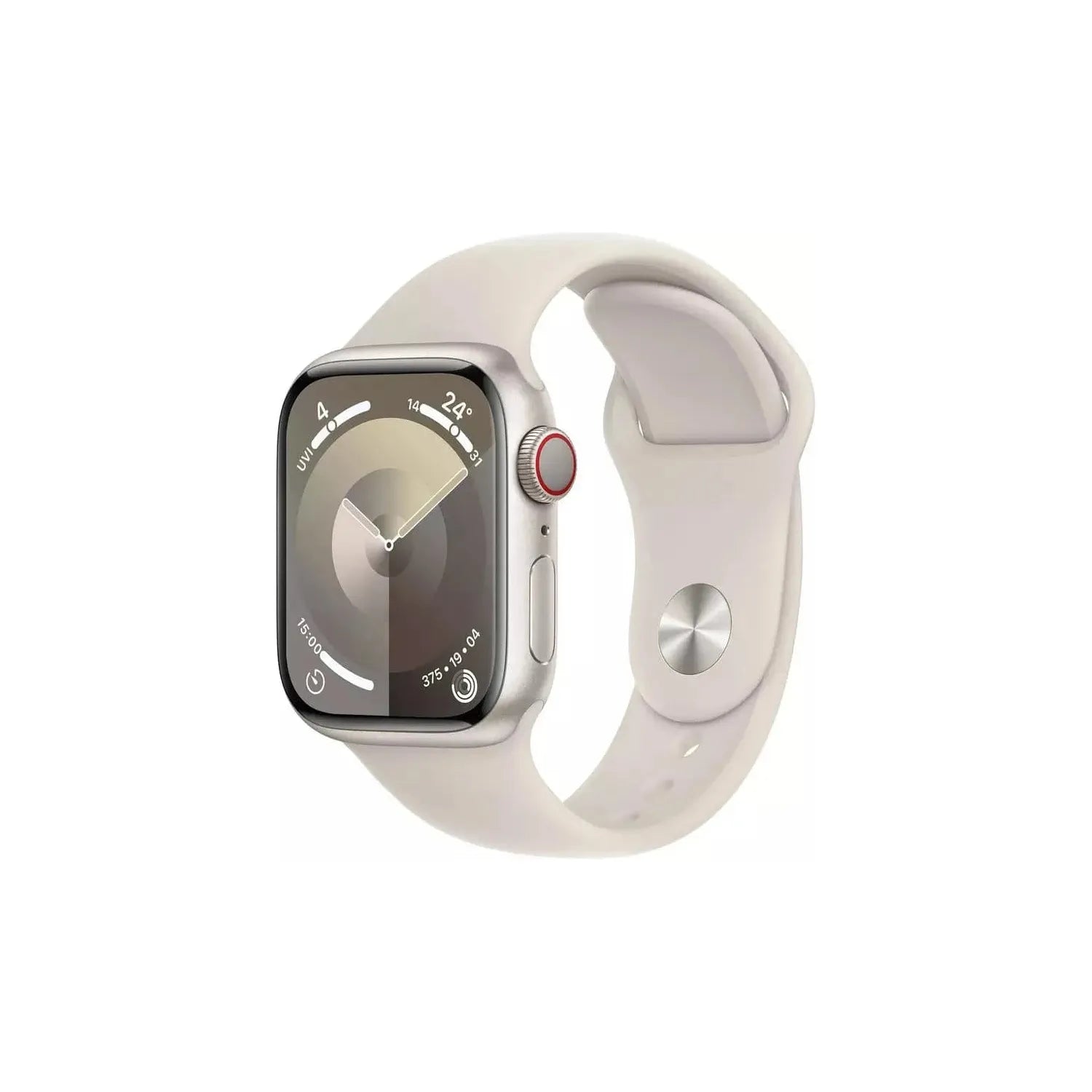 Buy Apple,Apple Watch Series 9 GPS + Cellular, 41mm Starlight Aluminium Case with Starlight Sport Band, S/M - Gadcet UK | UK | London | Scotland | Wales| Near Me | Cheap | Pay In 3 | Smart Watches