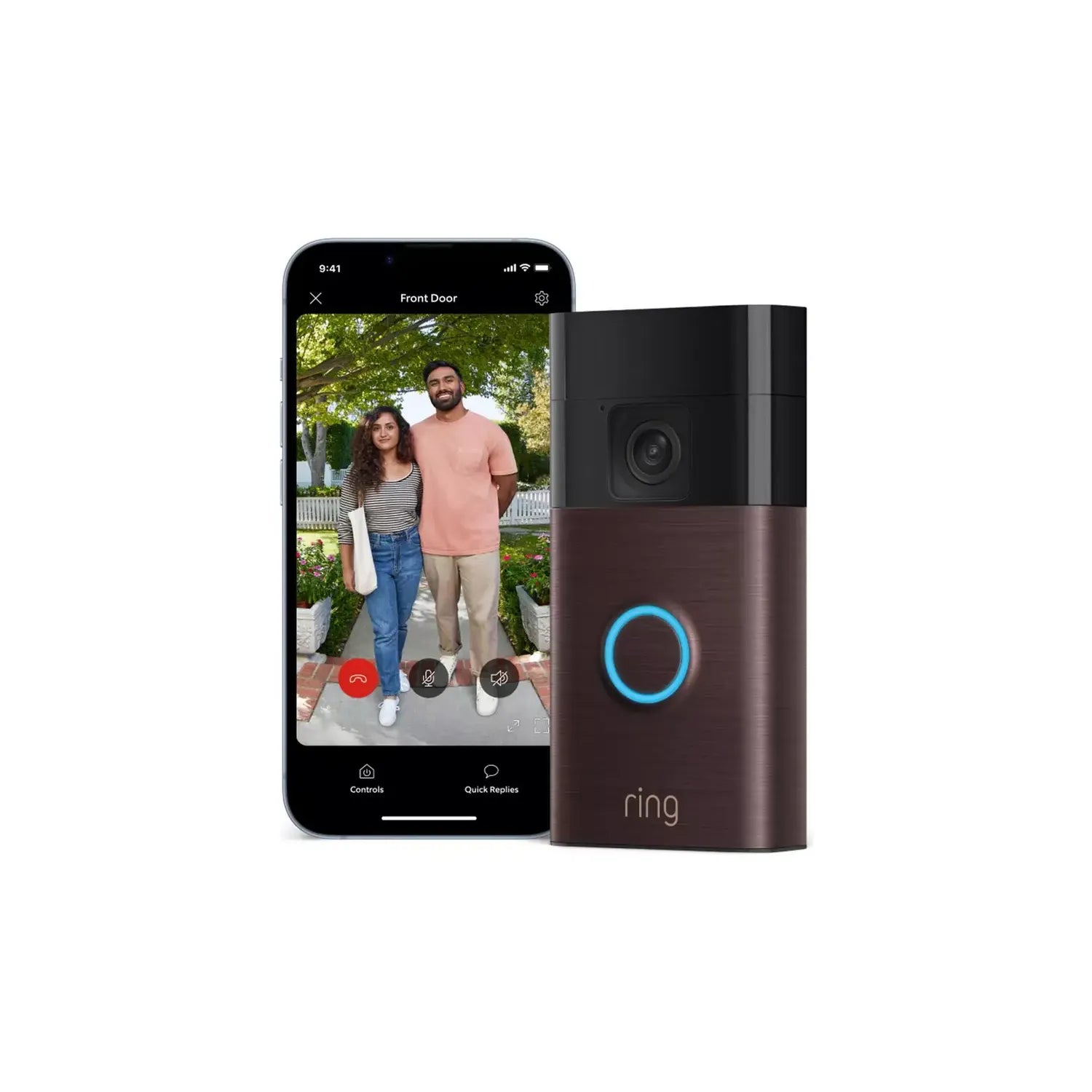 Buy Ring,Ring Video Doorbell – 1080p HD Video, Motion Sensor – Venetian Bronze - Gadcet UK | UK | London | Scotland | Wales| Near Me | Cheap | Pay In 3 | Security Monitors & Recorders