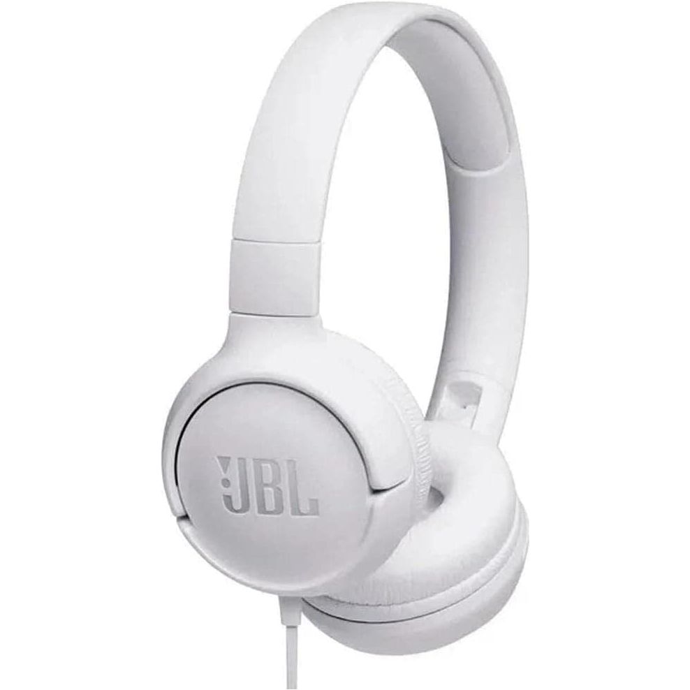Buy JBL,JBL T500 Over-Ear Foldable Headphones - Pure Bass, Lightweight, Built-In Mic, White - Gadcet UK | UK | London | Scotland | Wales| Near Me | Cheap | Pay In 3 | Headphones & Headsets