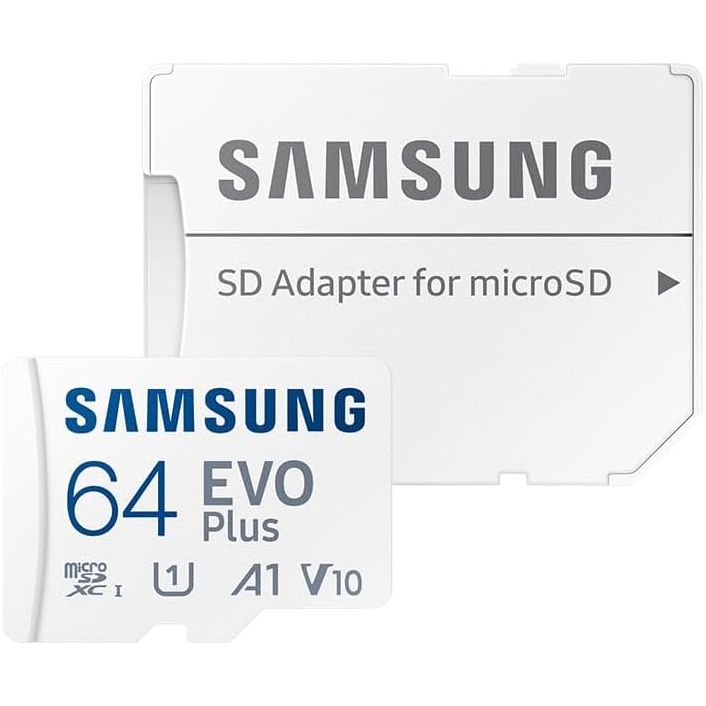 Buy SAMSUNG,Samsung EVO Plus 64GB 4K Ready MicroSDXC Card UHS-I U1 with SD Adapter - Gadcet UK | UK | London | Scotland | Wales| Near Me | Cheap | Pay In 3 | Flash Memory Cards