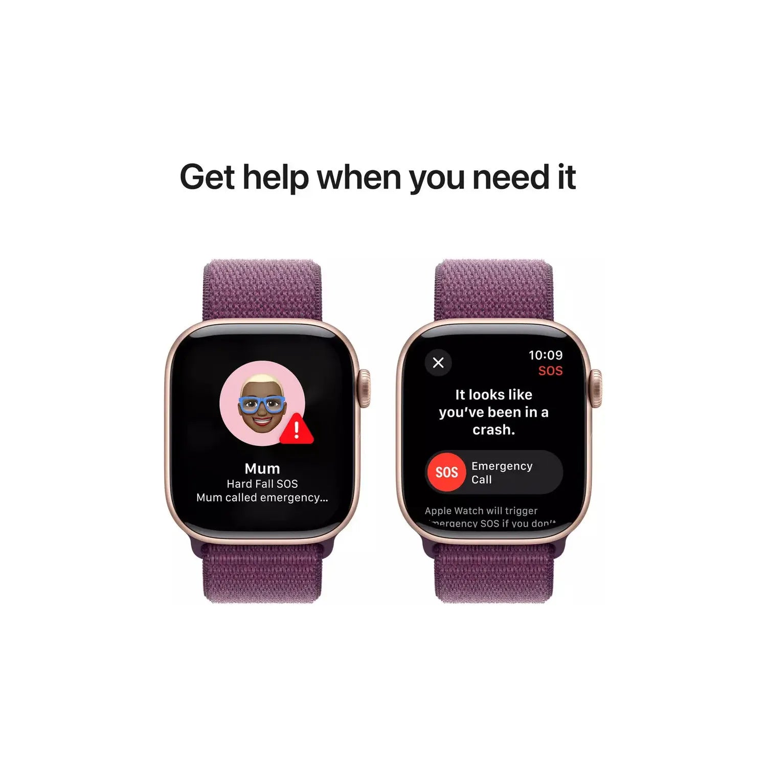 Buy Apple,Apple Watch Series 10 – GPS, 42mm Smartwatch, Rose Gold Aluminium Case, Plum Sport Loop, Always-On Retina Display, Carbon Neutral - Gadcet UK | UK | London | Scotland | Wales| Near Me | Cheap | Pay In 3 | Smart Watches