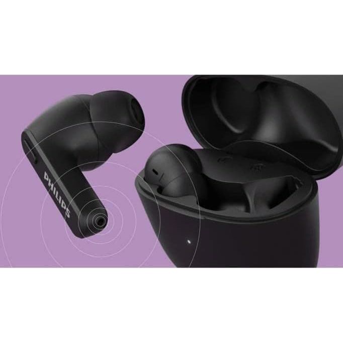 Buy Philips,PHILIPS TAT2206BK/00 Earbuds - Bluetooth, Splash & Sweat Resistant, Up to 18 Hrs Playtime, Built-in Mic, Soft Silicone Tips in 3 Sizes, Classic Comfort Design, Black - Gadcet UK | UK | London | Scotland | Wales| Near Me | Cheap | Pay In 3 | Headphones & Headsets