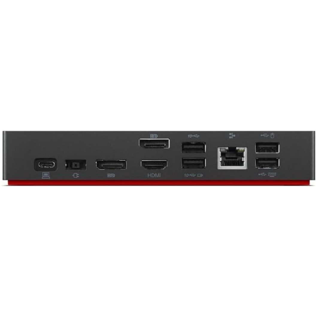 Buy Cashify Tech Ltd,Lenovo ThinkPad Universal USB-C Dock - UK, Black - Gadcet UK | UK | London | Scotland | Wales| Near Me | Cheap | Pay In 3 | Laptop Accessories
