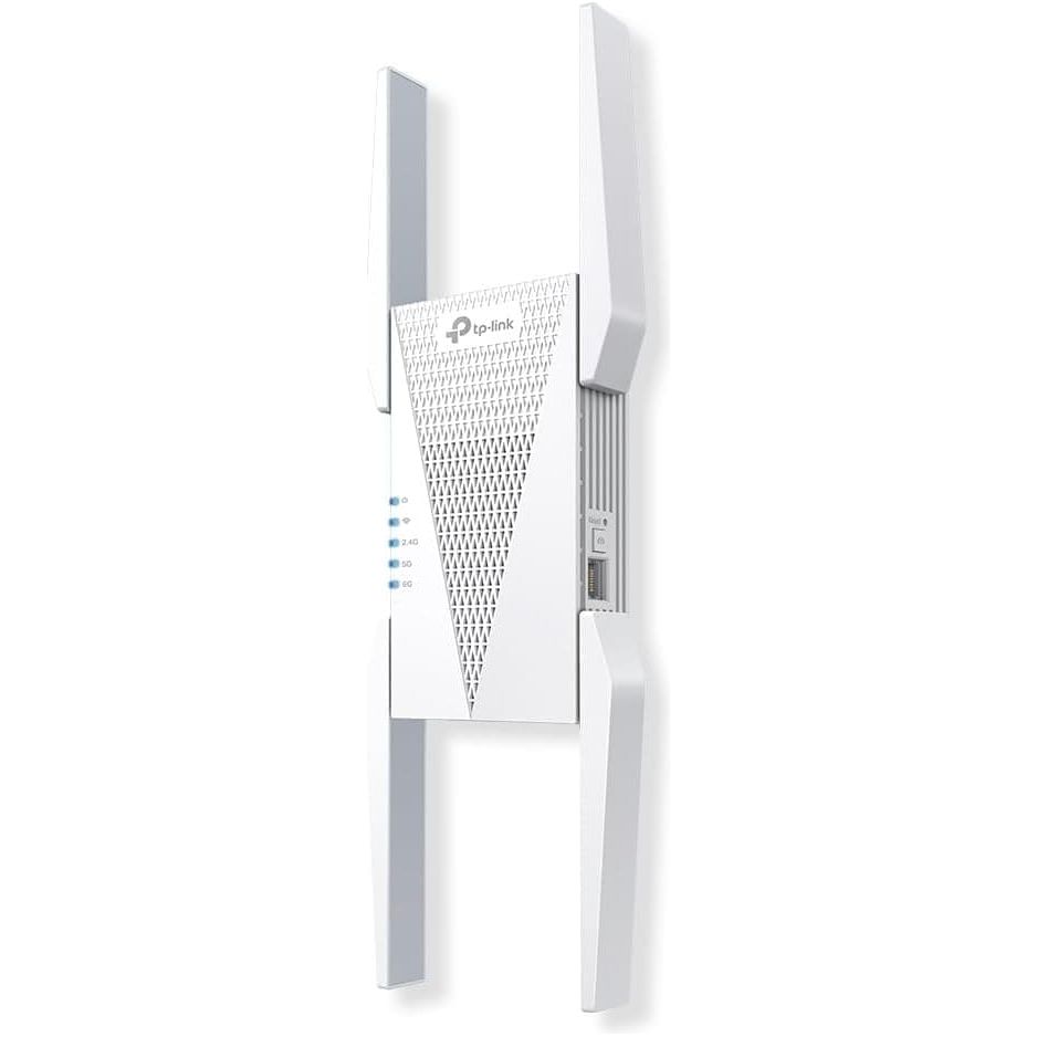 Buy TP-Link,TP-Link AXE5400 Tri-Band Mesh Wi-Fi 6E Range Extender, Broadband/Wi-Fi Extender, Wi-Fi Booster/Hotspot with 1 Gigabit Port, 160 MHz Channels, Built-In Access Point Mode, Easy Setup, UK Plug (RE815XE) - Gadcet UK | UK | London | Scotland | Wales| Near Me | Cheap | Pay In 3 | Repeaters