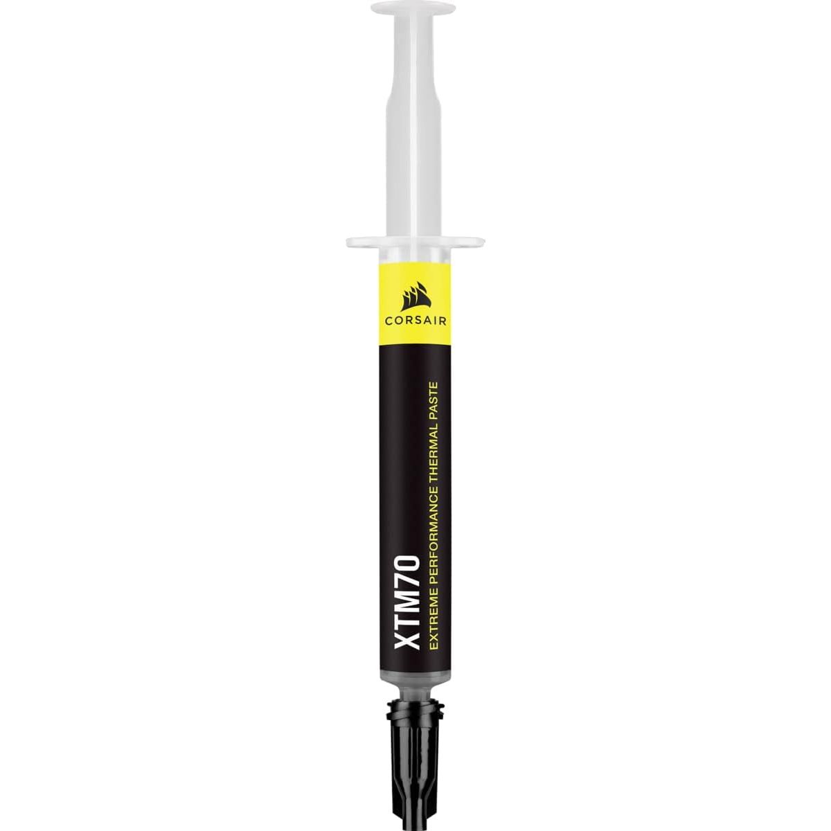 Buy Corsair,Corsair XTM70 Extreme Performance Thermal Paste – 3g, Intel & AMD Compatible, Low Viscosity, Includes Cleaning Wipes & Applicator - Gadcet UK | UK | London | Scotland | Wales| Near Me | Cheap | Pay In 3 | Computer System Cooling Parts