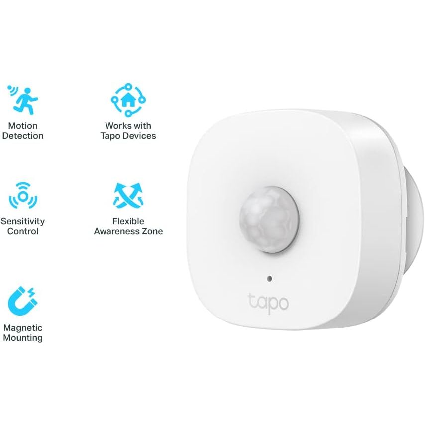 Buy Tapo,Tapo Smart Motion Sensor (Tapo T100) | Motion-Activated Lighting, Easy Install, Alexa Compatible, Hub Required - Gadcet UK | UK | London | Scotland | Wales| Near Me | Cheap | Pay In 3 | Security System Sensors