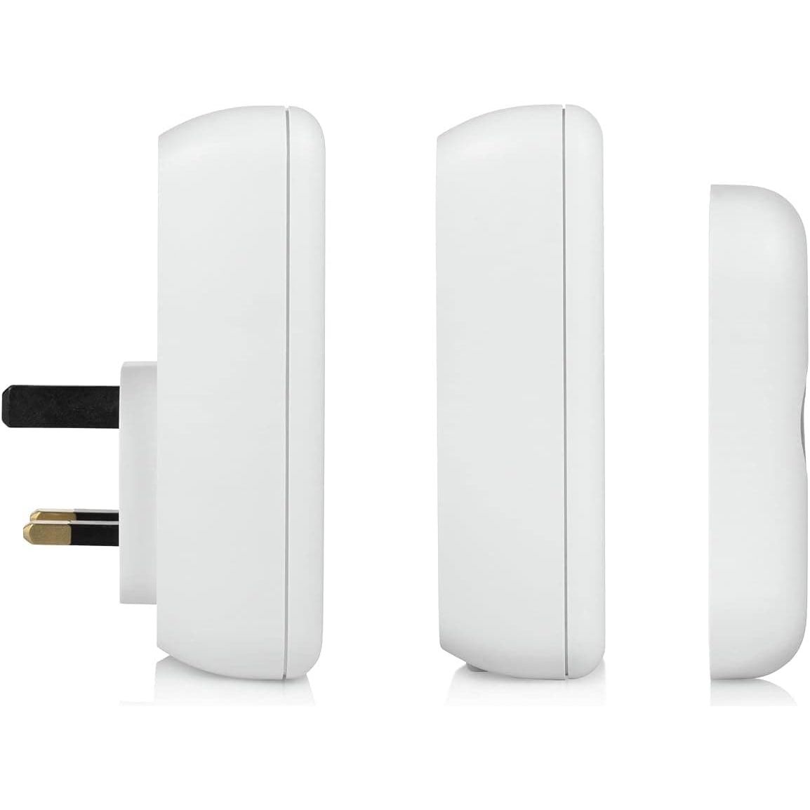 Buy Byron,Byron Wireless Doorbell Set Twin Pack - Portable & Plug-In, 150m Range, 16 Melodies, White - Gadcet UK | UK | London | Scotland | Wales| Near Me | Cheap | Pay In 3 | Electronics