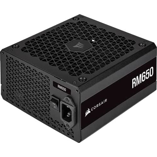 Corsair,Corsair RM650 Fully Modular ATX Power Supply, Dual EPS12V Connectors, Low-Noise Operation, 105°C Capacitors, Modern Standby - Black - Gadcet.com
