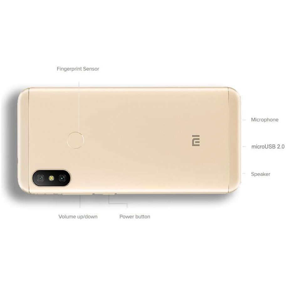 Buy Xiaomi,Xiaomi Mi A2 Lite - 4G - 64GB Storage - 4GB RAM - Dual SIM - Gold - Unlocked - Gadcet UK | UK | London | Scotland | Wales| Ireland | Near Me | Cheap | Pay In 3 | Unlocked Mobile Phones