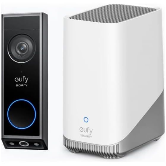 Buy Alann Trading Limited,eufy Video Doorbell Dual Camera 2K with Chime - Gadcet UK | UK | London | Scotland | Wales| Near Me | Cheap | Pay In 3 | Video Doorbell
