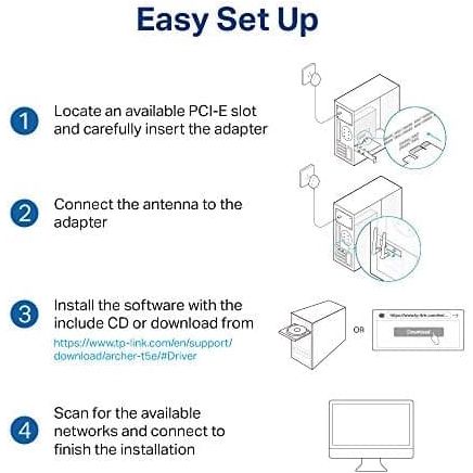Buy TP-Link,TP-LINK Ac1200 Dual Band Wi-Fi Bluetooth 4.2 Pci Express Adapter - Black - Gadcet UK | UK | London | Scotland | Wales| Ireland | Near Me | Cheap | Pay In 3 | Network Cards & Adapters