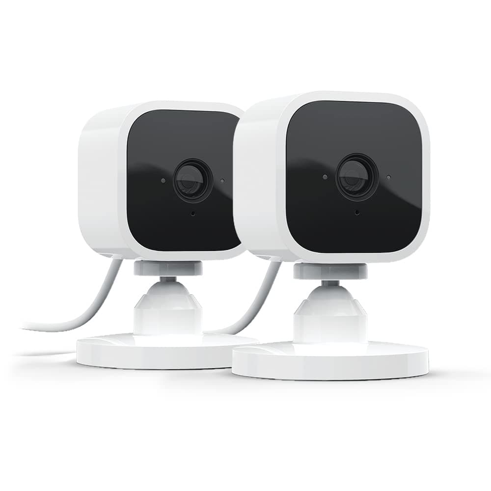 Buy Blink,Blink Mini | Indoor plug-in pet security camera, 1080p HD day and night video, motion detection, two-way audio, easy setup, Alexa enabled, Blink Subscription Plan Free Trial — 2 cameras (White) - Gadcet UK | UK | London | Scotland | Wales| Ireland | Near Me | Cheap | Pay In 3 | Security Monitors & Recorders