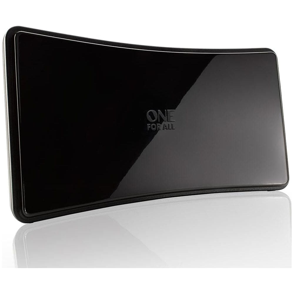 Buy One For All,One For All SV9420 Curved Indoor Digital TV Antenna - 9 Mile Range, Full HD, Freeview Ready, UHF/VHF, Black - Gadcet UK | UK | London | Scotland | Wales| Near Me | Cheap | Pay In 3 | TV Antennas