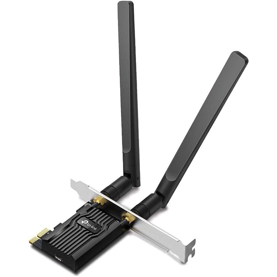 Buy TP-Link,TP-Link AX1800 Wi-Fi 6 Dual Antennas High Gain Bluetooth 5.2 PCIe Adapter, Dual-Band, Low-Profile Bracket, MU-MIMO, Low- Latency Gaming, Supports Windows 10/11, Highly Secure WPA3 (Archer TX20E),Black - Gadcet UK | UK | London | Scotland | Wales| Near Me | Cheap | Pay In 3 | Network Cards & Adapters