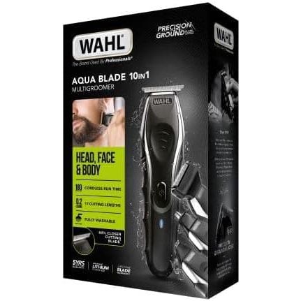 Buy Alann Trading Limited,WAHL Aqua Blade 10 in 1 Multigroomer, Beard and Body Trimmers Men, Stubble Trimming, Body Shaving, Faceand Body Grooming, Fully Washable, Male Set, Black - Gadcet UK | UK | London | Scotland | Wales| Near Me | Cheap | Pay In 3 | Shaving & Grooming