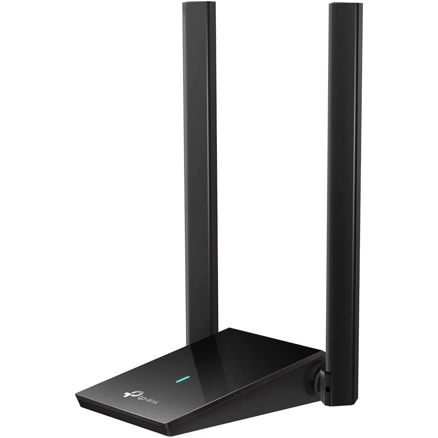 TP-Link,TP-Link AX1800 Wi-Fi 6 Dual Antennas High Gain Wireless USB 3.0 Adapter, Dual-Band, Auto Driver, MU-MIMO, Low- Latency, 1m Cable, Supports Windows 10/11, Highly Secure WPA3 (Archer TX20U Plus), Black - Gadcet.com