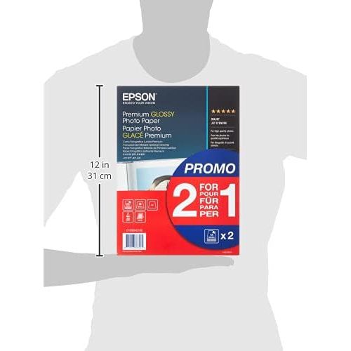 Buy Epson,Epson Premium Glossy Photo Paper A4 – 2-for-1 Pack (15 Sheets + 15 Free) – White – C13S042169 - Gadcet UK | UK | London | Scotland | Wales| Near Me | Cheap | Pay In 3 | Printer & Copier Paper