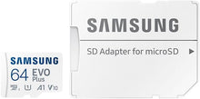 Buy SAMSUNG,Samsung EVO Plus 64GB 4K Ready MicroSDXC Card UHS-I U1 with SD Adapter - Gadcet UK | UK | London | Scotland | Wales| Near Me | Cheap | Pay In 3 | Flash Memory Cards