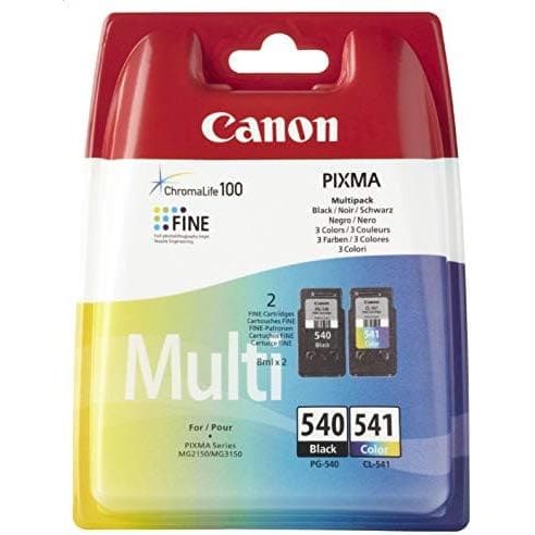 Buy Canon,Canon PG-540 + CL-541 Multipack Ink Cartridges Black/Colour (Cyan/Magenta/Yellow) for PIXMA MG2250, MG3150, MG3250, MG3510, MG3550, MG4250, MX395, MX455, MX475, MX525, MX535 - Gadcet UK | UK | London | Scotland | Wales| Ireland | Near Me | Cheap | Pay In 3 | Toner & Inkjet Cartridge Refills