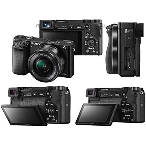 Buy Sony,Sony A6000 Interchangeable 16-50 mm Lens Digital Camera - Black - Gadcet UK | UK | London | Scotland | Wales| Near Me | Cheap | Pay In 3 | Digital Cameras