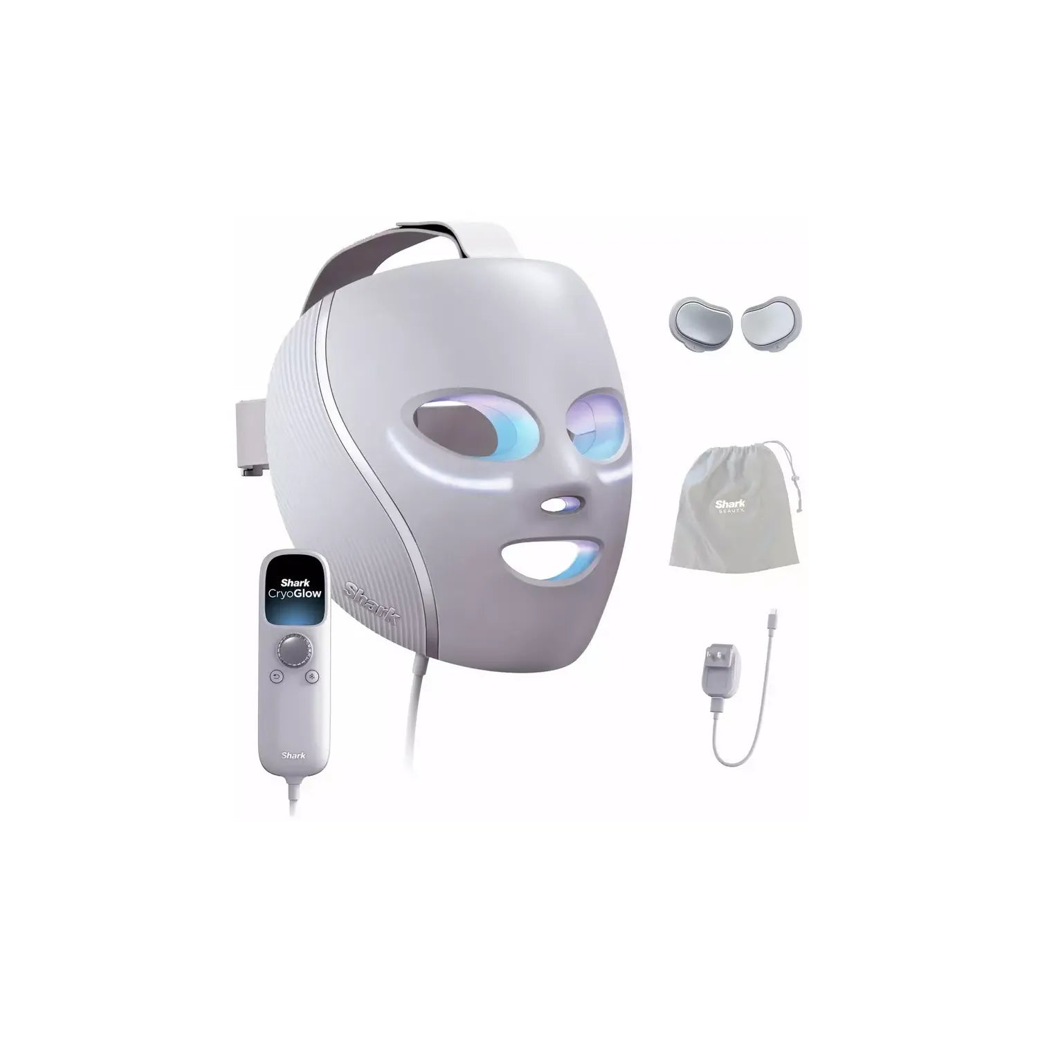 Buy Ecat Tech Ltd,Shark CryoGlow Under-Eye Cooling LED Face Mask Lilac - Gadcet UK | UK | London | Scotland | Wales| Near Me | Cheap | Pay In 3 | Skin Care Tools