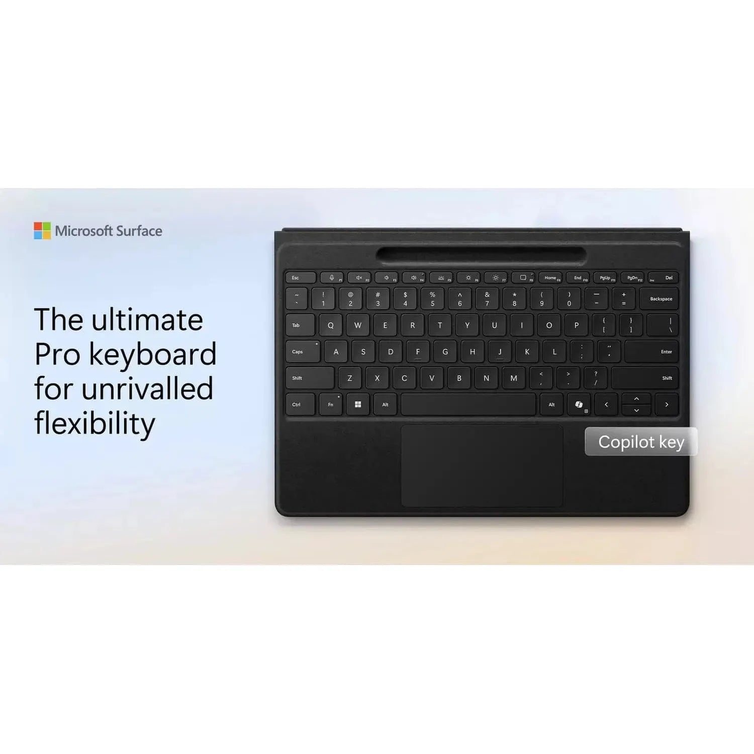 Buy Microsoft,Microsoft Surface Pro Keyboard - Black | Compatible with Surface Pro (11th Edition), Surface Pro 9, Surface Pro 8 - Gadcet UK | UK | London | Scotland | Wales| Near Me | Cheap | Pay In 3 | Keyboard Trays & Platforms