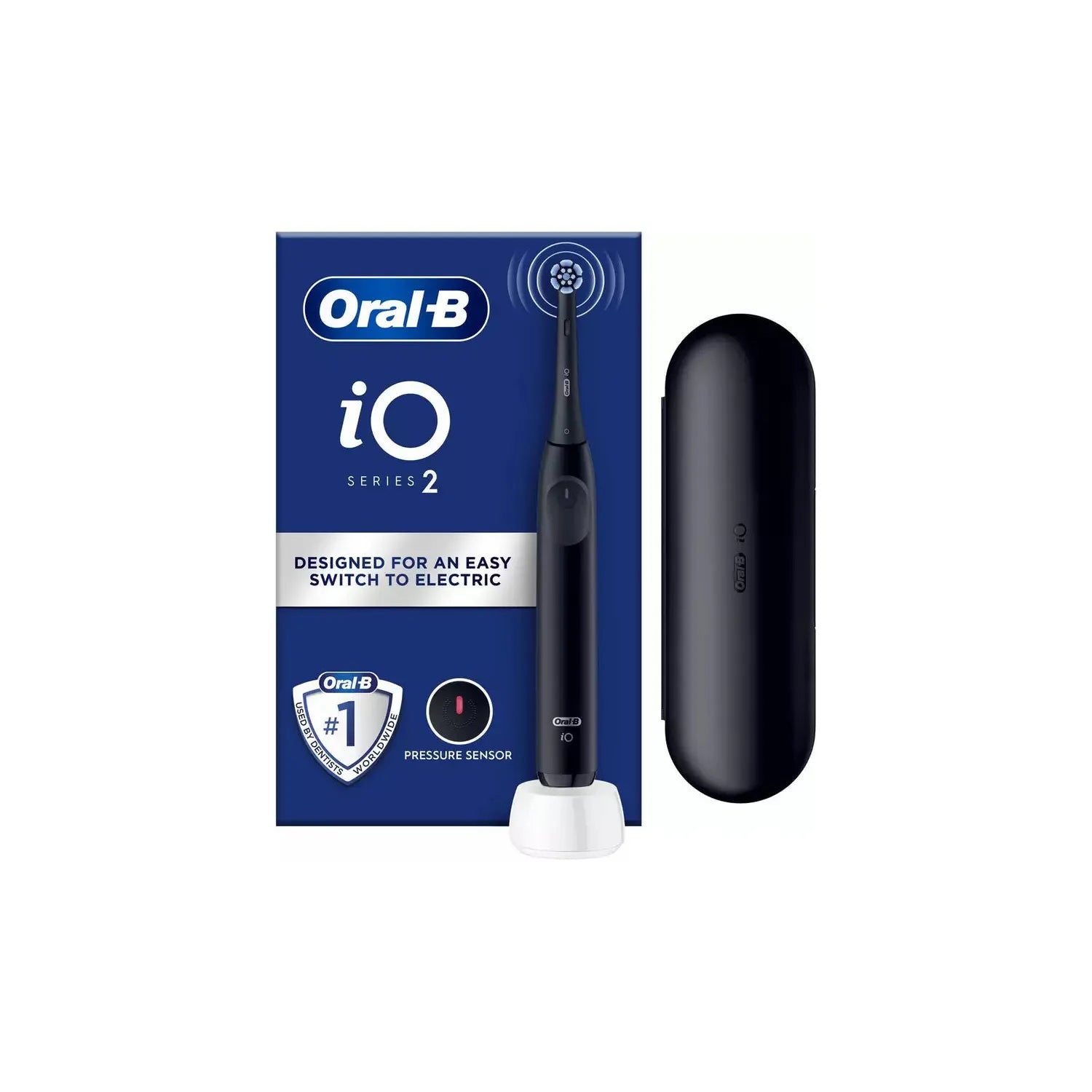 Buy Cashify Tech Ltd,Oral-B iO Series 2 Electric Toothbrush Black (+Travel Case) - Gadcet UK | UK | London | Scotland | Wales| Near Me | Cheap | Pay In 3 | Electric Toothbrushes