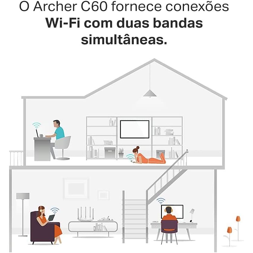 TP-Link,TP-LINK ROUTEUR ARCHER C60 - Blanc - Gadcet.com