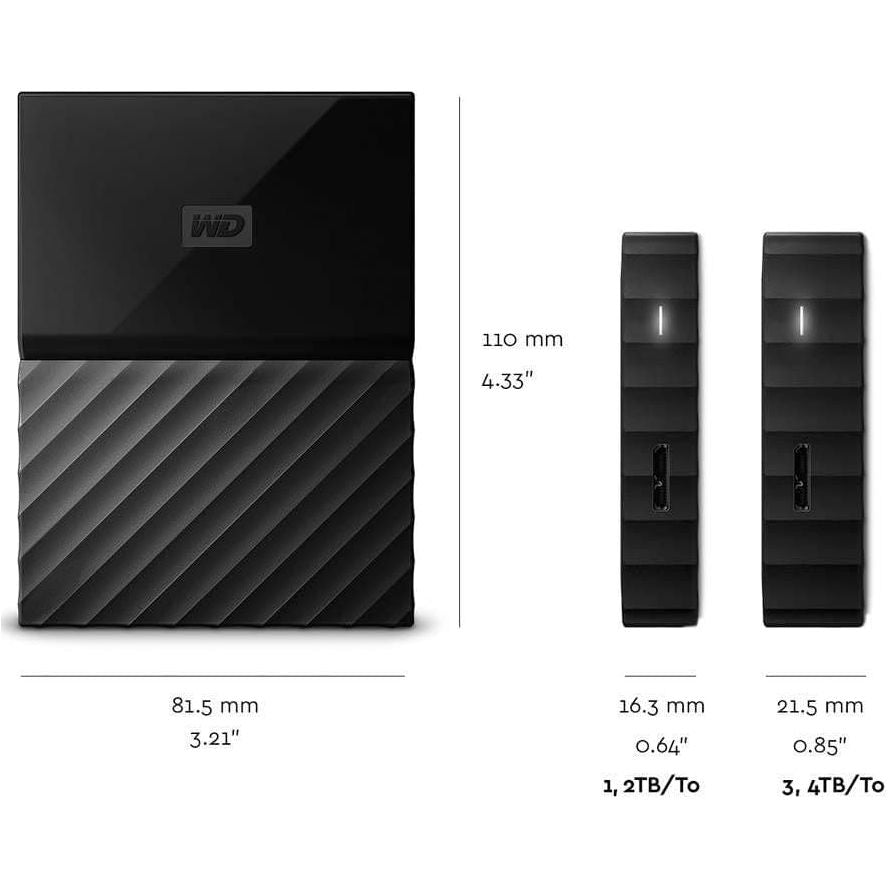 Buy Western Digital,WD - My Passport 4TB External USB 3.0 Portable Hard Drive - Yellow - Gadcet.com | UK | London | Scotland | Wales| Ireland | Near Me | Cheap | Pay In 3 | Hardware