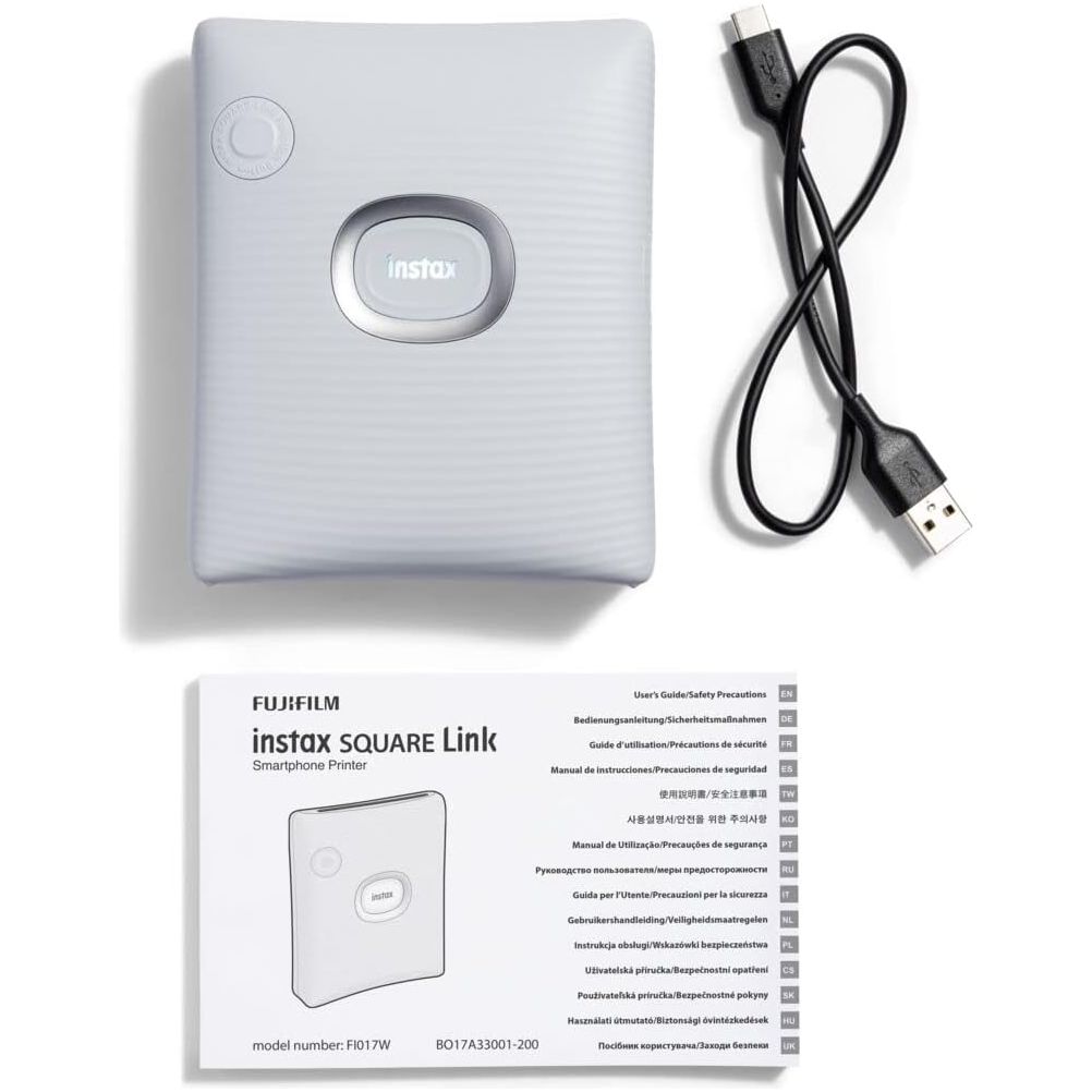 Buy Instax,INSTAX SQUARE Link Smartphone Printer - Instant Photo Printing, Square Format, AR Features, Bluetooth Connectivity - Gadcet UK | UK | London | Scotland | Wales| Near Me | Cheap | Pay In 3 | Camera Film