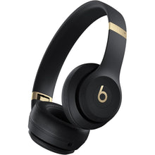 Beats Solo 4 – Wireless Bluetooth On-Ear Headphones, Apple & Android Compatible, Up to 50 hours of Battery Life – Black & Gold