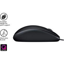 Buy Logitech,Logitech B110 Wired USB Mouse – Silent Click, Full-Size, Grey - Gadcet UK | UK | London | Scotland | Wales| Near Me | Cheap | Pay In 3 | Keyboard & Mouse
